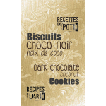 Dark Chocolate and Coconut Cookies